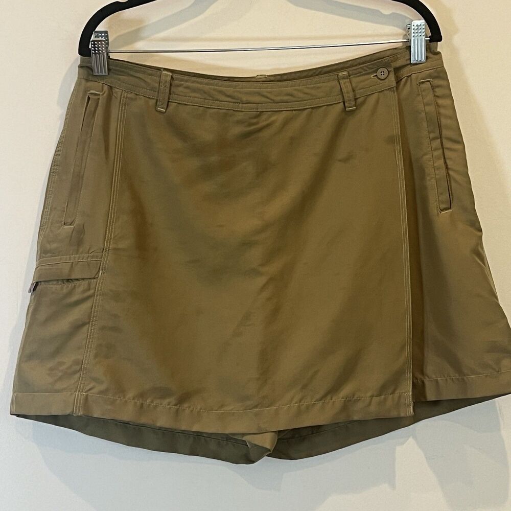 SPORTIF skort Vintage 80s 90s Pockets  Athletic Olive Green 12